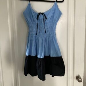 NEW LUSANA rosa mini dress sz l